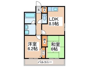 イルプリモ桜川の物件間取画像